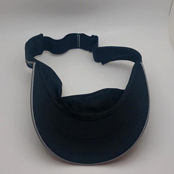 Run Happy Brooks Chaser jogging visor black embroidered athleisure hat women - Picture 3 of 3